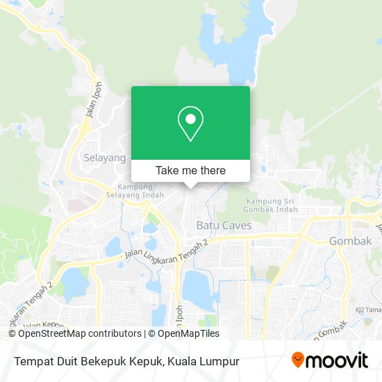 Peta Tempat Duit Bekepuk Kepuk