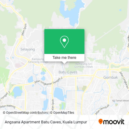 Peta Angsana Apartment Batu Caves