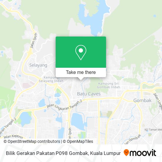 Peta Bilik Gerakan Pakatan P098 Gombak