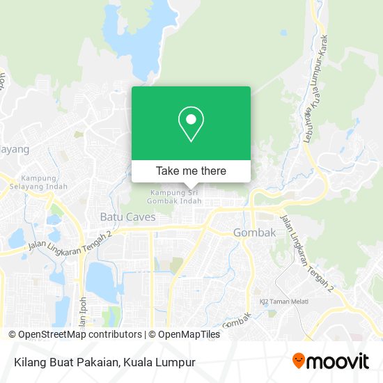 Kilang Buat Pakaian map