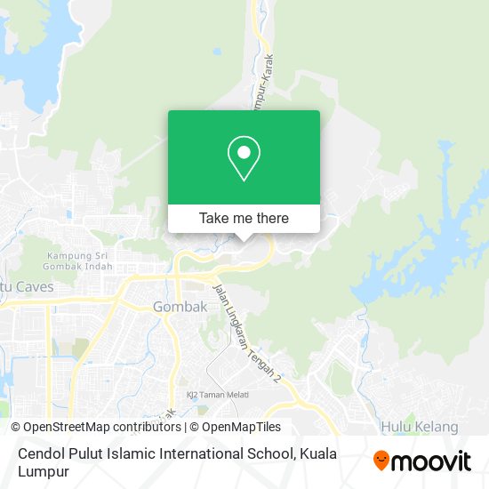 Peta Cendol Pulut Islamic International School