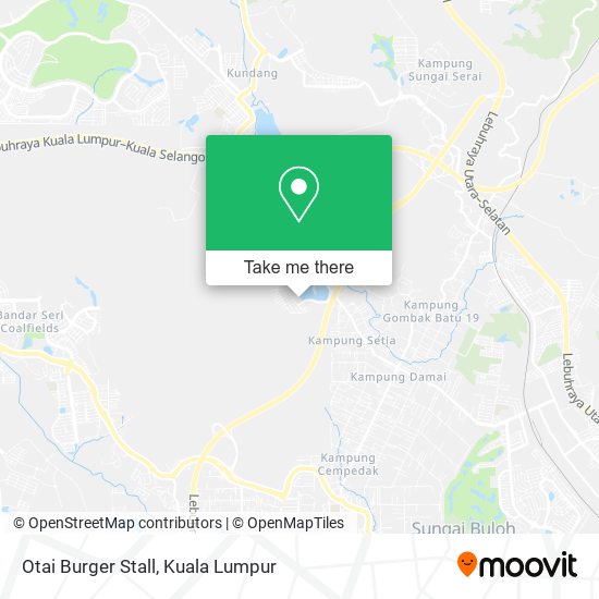 Otai Burger Stall map