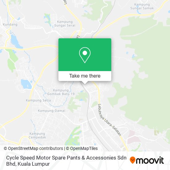 Cycle Speed Motor Spare Pants & Accessonies Sdn Bhd map