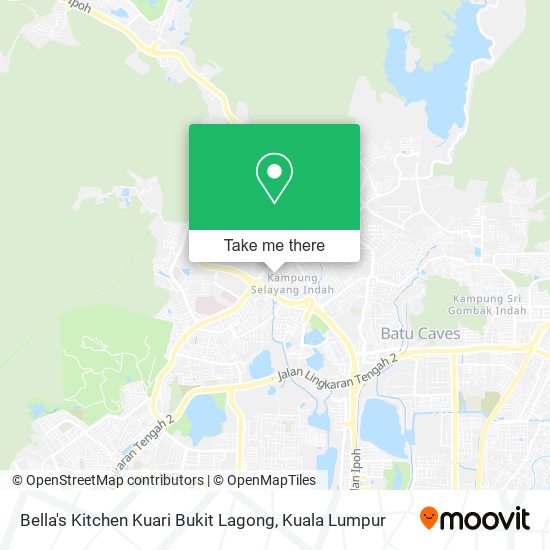 Bella's Kitchen Kuari Bukit Lagong map