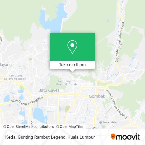 Kedai Gunting Rambut Legend map