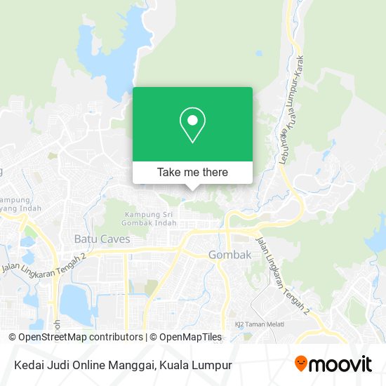 Kedai Judi Online Manggai map