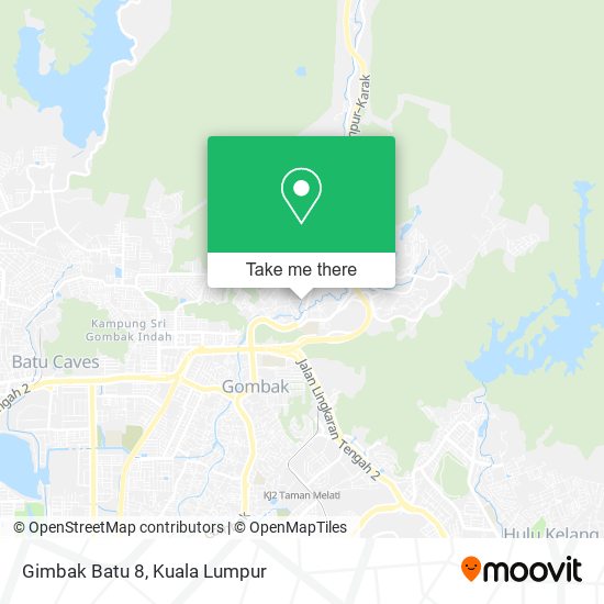 Gimbak Batu 8 map