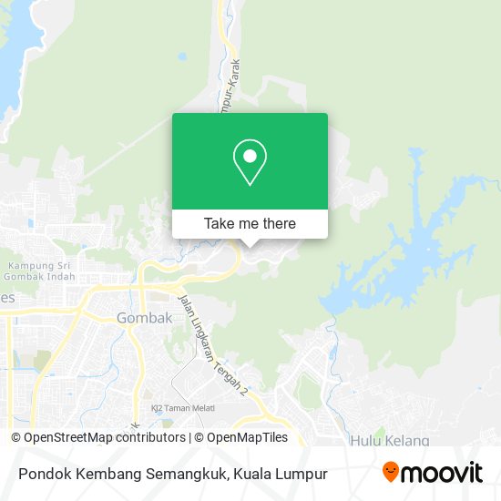 Pondok Kembang Semangkuk map