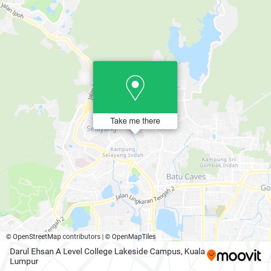 Peta Darul Ehsan A Level College Lakeside Campus