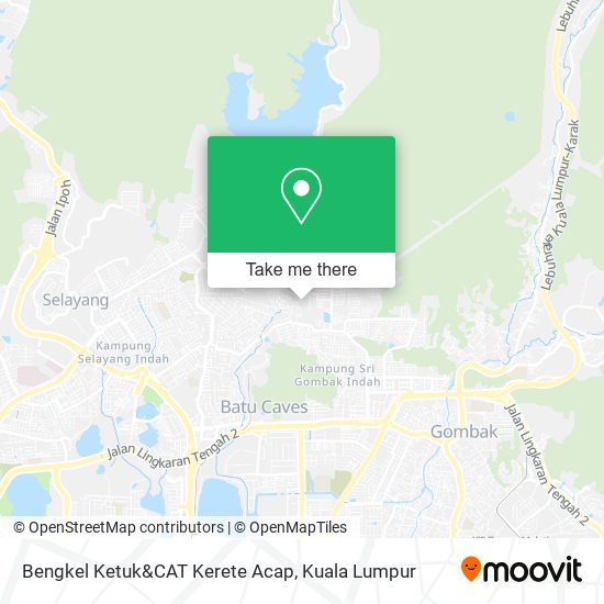 Bengkel Ketuk&CAT Kerete Acap map