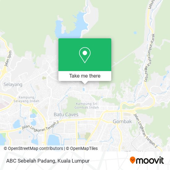 ABC Sebelah Padang map