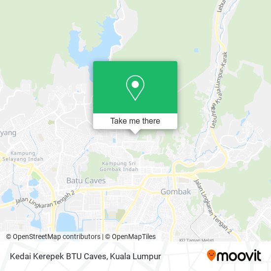 Peta Kedai Kerepek BTU Caves