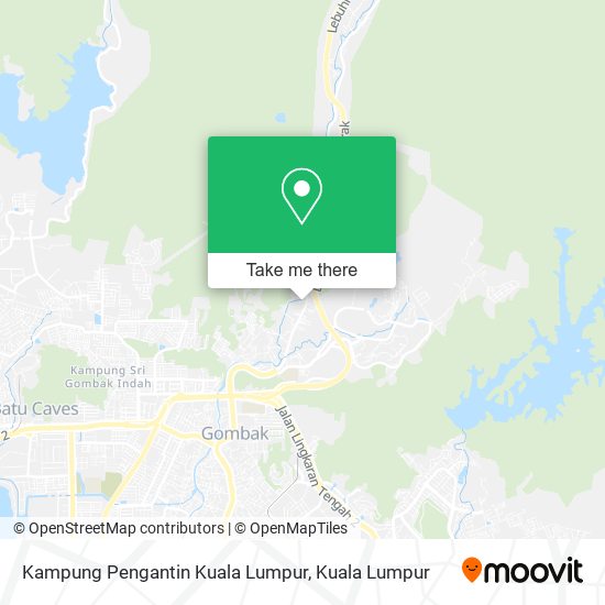 Peta Kampung Pengantin Kuala Lumpur