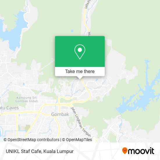 UNIKL Staf Cafe map