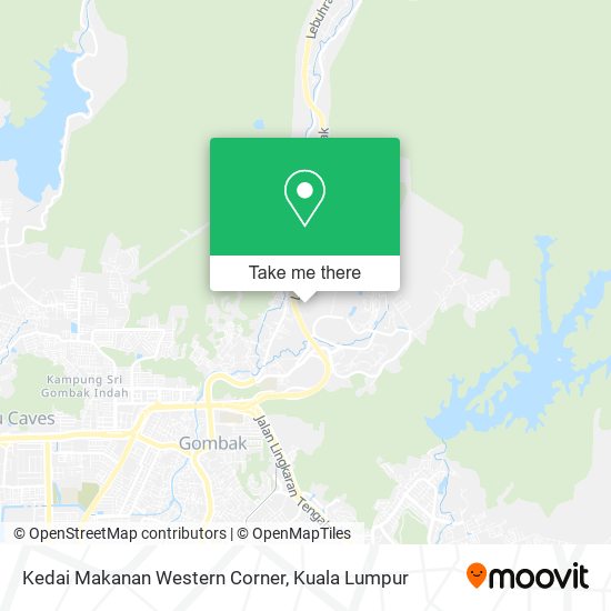 Kedai Makanan Western Corner map