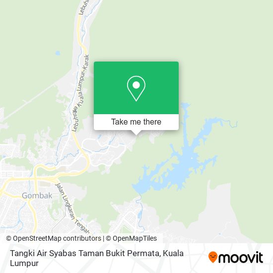 Peta Tangki Air Syabas Taman Bukit Permata