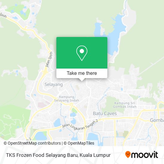 TKS Frozen Food Selayang Baru map