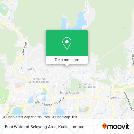 Peta Ecpi Water at Selayang Area