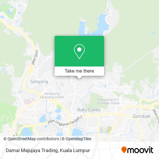 Peta Damai Majujaya Trading