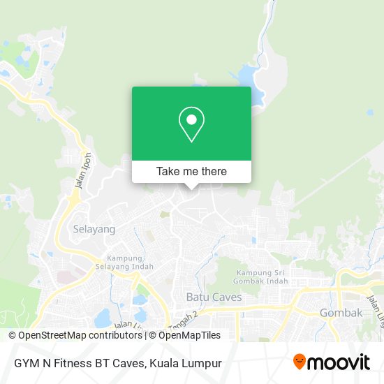 GYM N Fitness BT Caves map