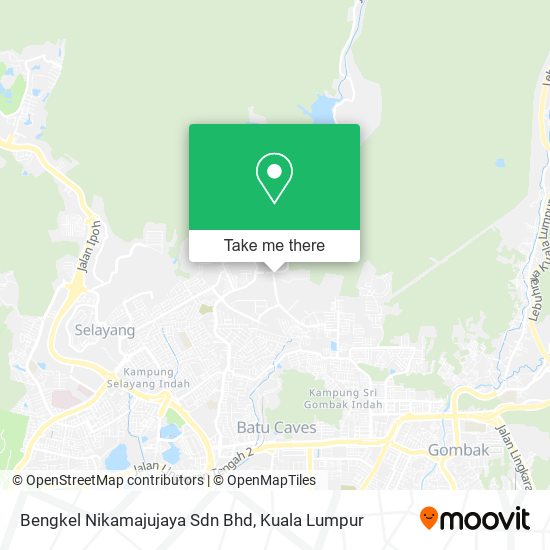 Peta Bengkel Nikamajujaya Sdn Bhd