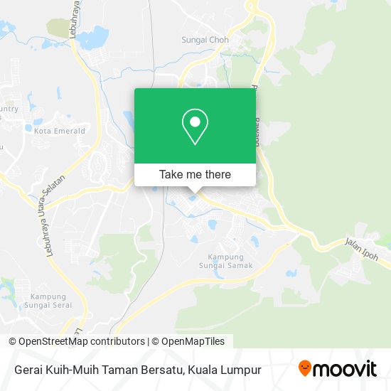 Gerai Kuih-Muih Taman Bersatu map