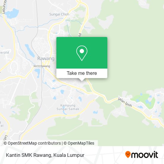Kantin SMK Rawang map