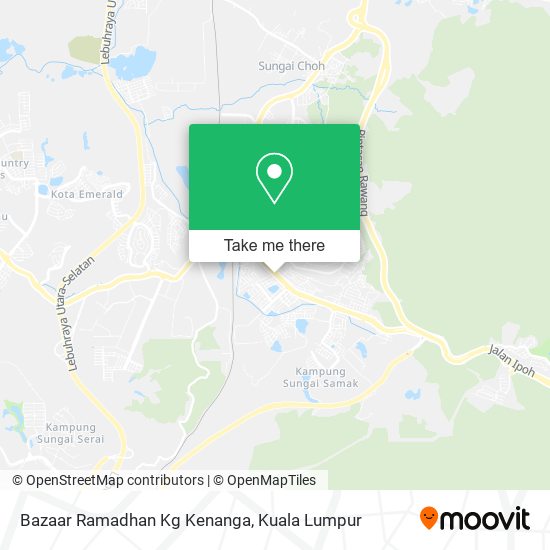 Bazaar Ramadhan Kg Kenanga map