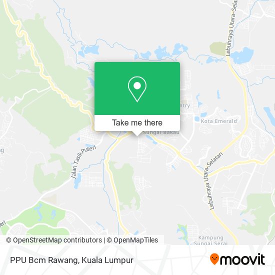 PPU Bcm Rawang map