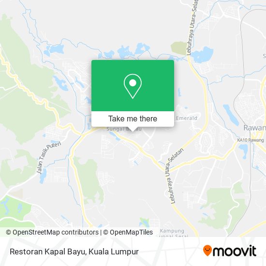 Restoran Kapal Bayu map