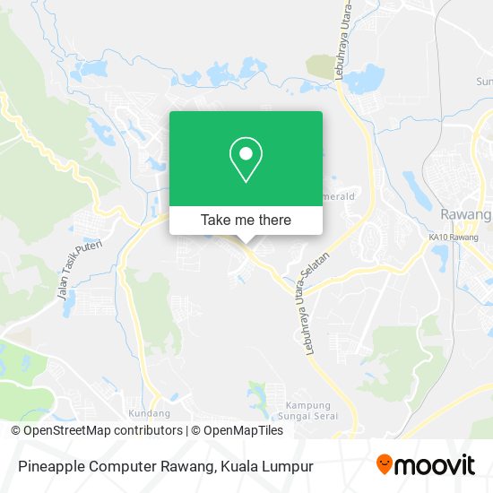 Peta Pineapple Computer Rawang