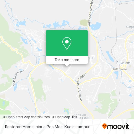 Restoran Homelicious Pan Mee map