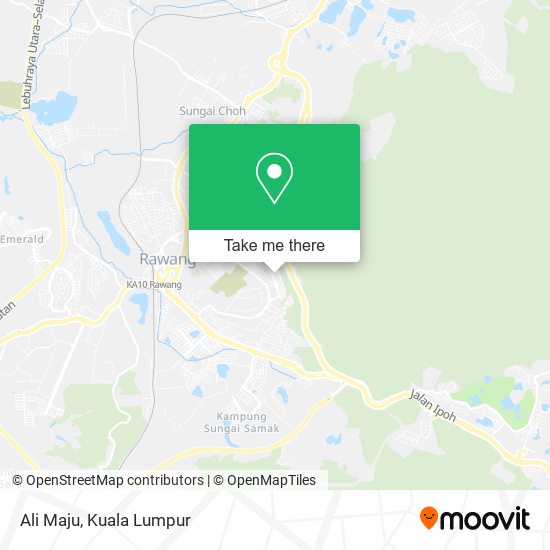 Ali Maju map