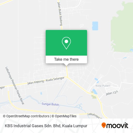 KBS Industrial Gases Sdn. Bhd map