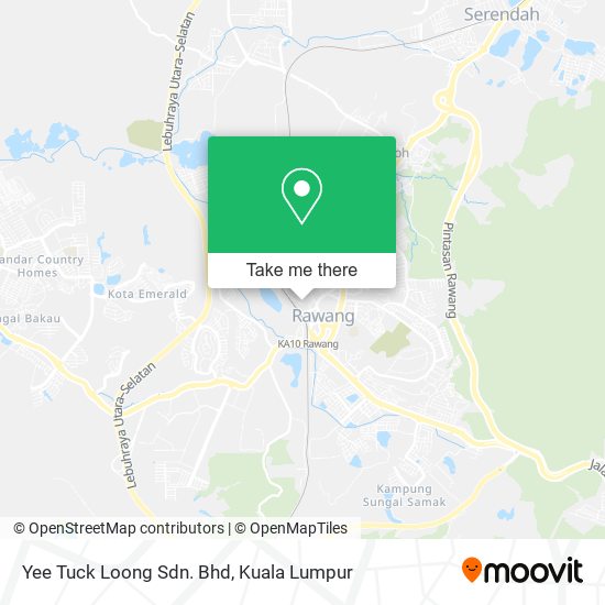 Yee Tuck Loong Sdn. Bhd map