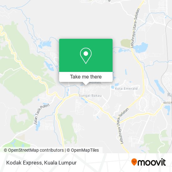 Kodak Express map