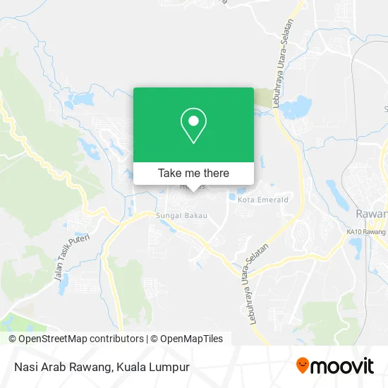 Nasi Arab Rawang map