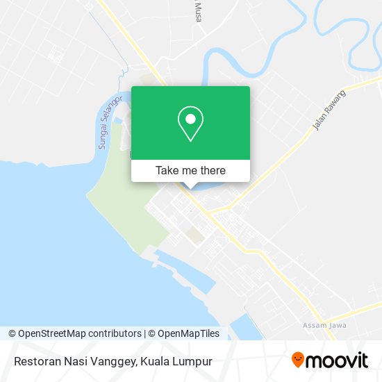 Restoran Nasi Vanggey map