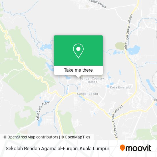 Sekolah Rendah Agama al-Furqan map