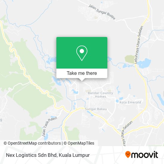 Nex Logistics Sdn Bhd map