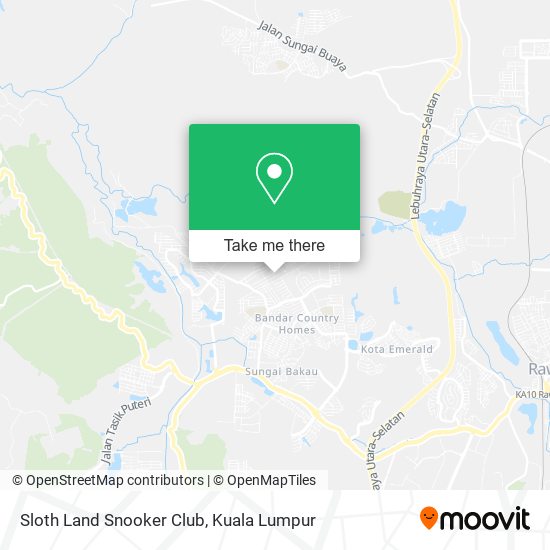 Sloth Land Snooker Club map