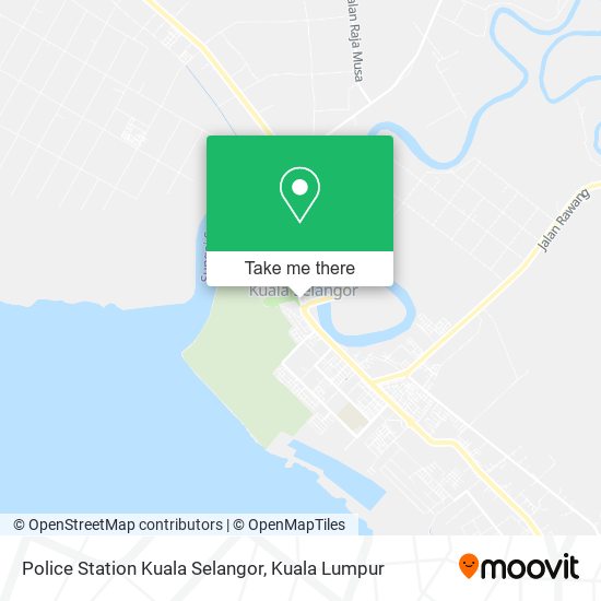 Peta Police Station Kuala Selangor