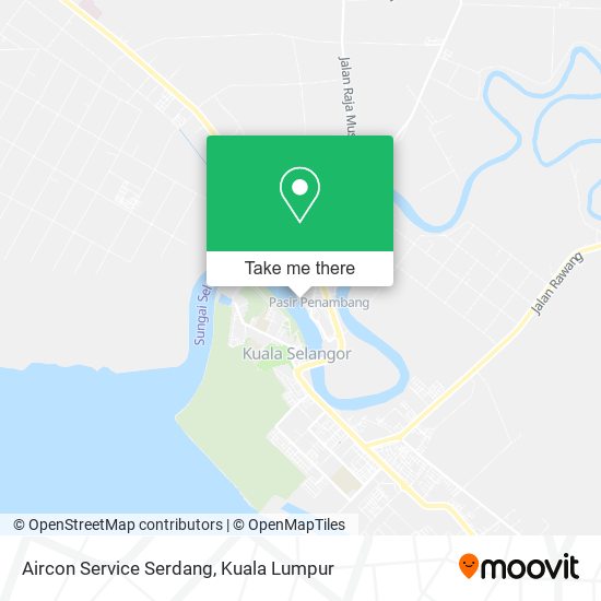 Aircon Service Serdang map