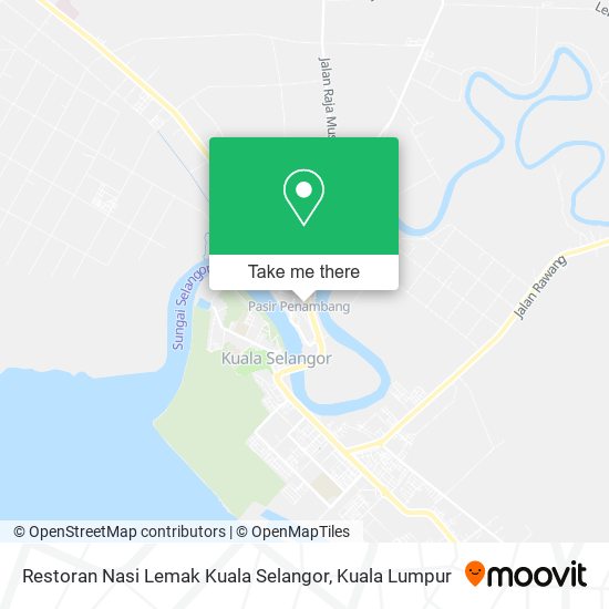 Restoran Nasi Lemak Kuala Selangor map