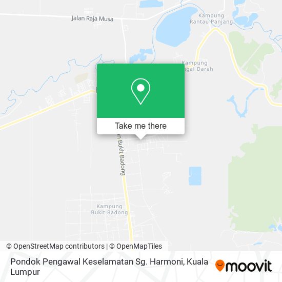 Pondok Pengawal Keselamatan Sg. Harmoni map