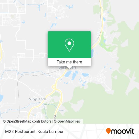 M23 Restaurant map