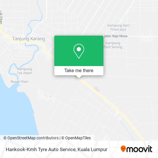 Peta Hankook-Kmh Tyre Auto Service