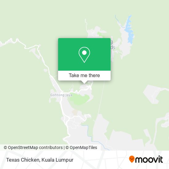 Texas Chicken map