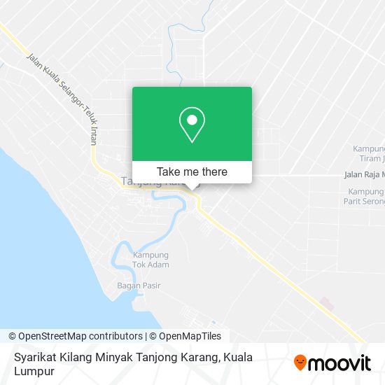 Peta Syarikat Kilang Minyak Tanjong Karang
