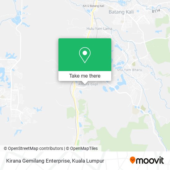 Kirana Gemilang Enterprise map